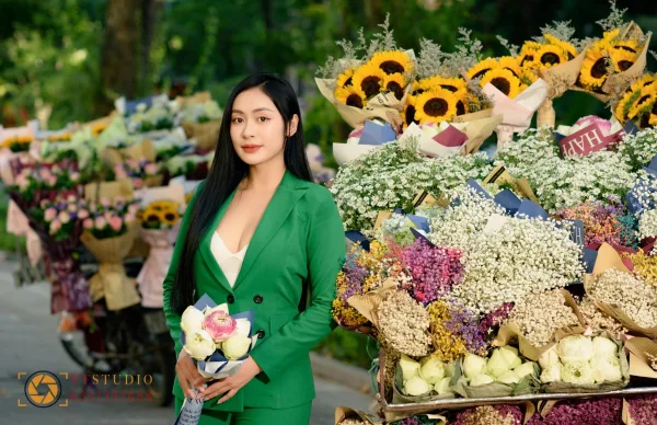 Trend chụp ảnh xe hoa