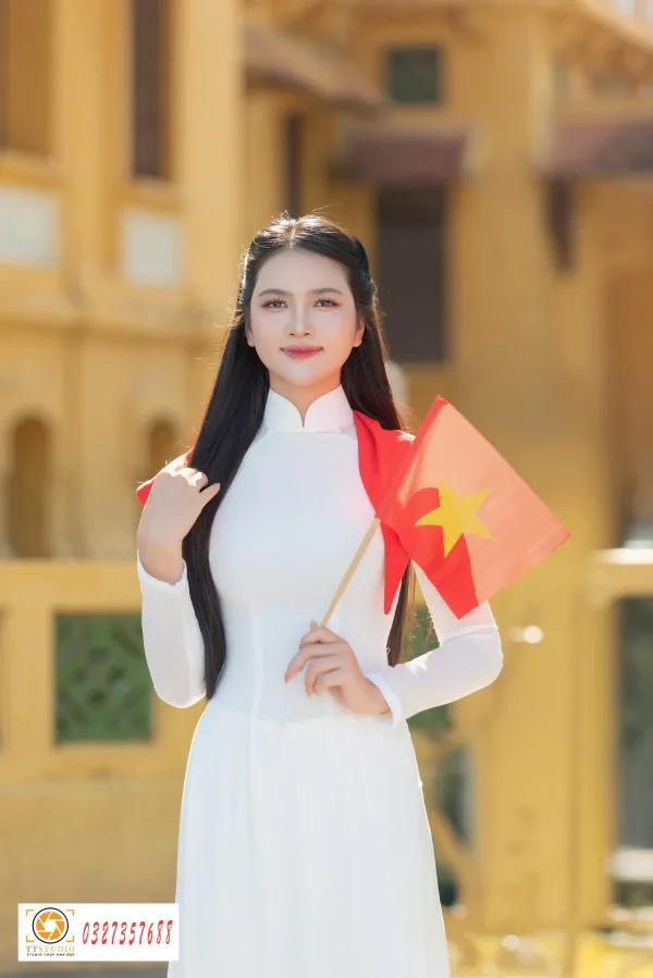 Ảnh áo dài trụ sở bộ ngoại giao