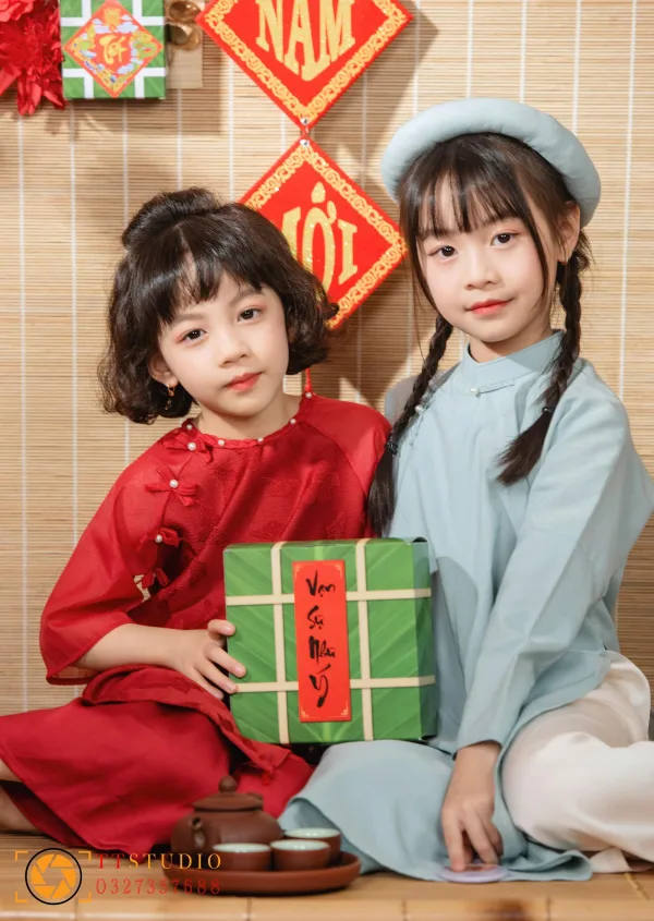 ảnh tết cho bé