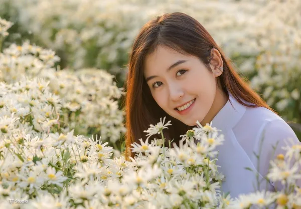 Ảnh áo dài cúc họa mi