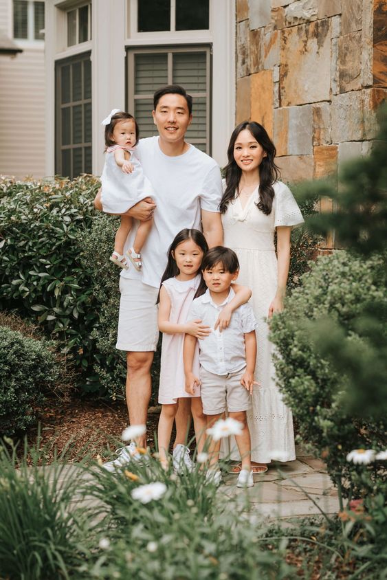 Chụp ảnh gia đình theo phong cách hàn quốc