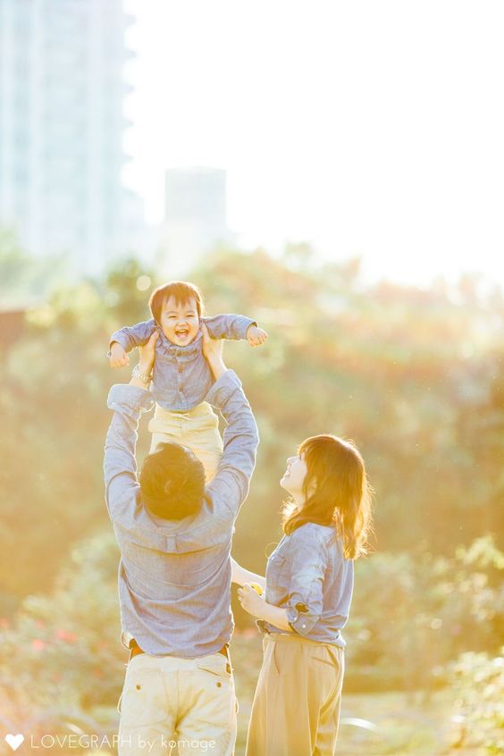 Chụp ảnh gia đình theo phong cách hàn quốc