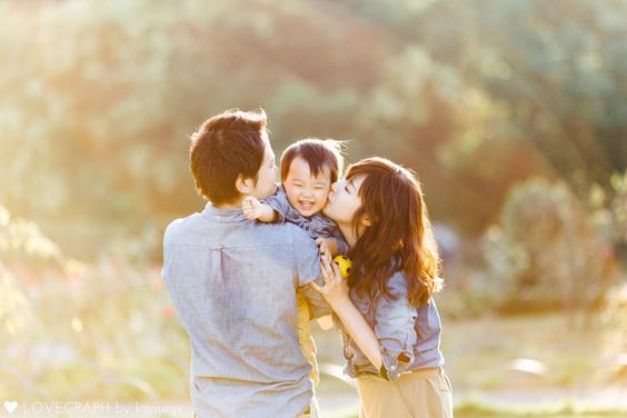 Chụp ảnh gia đình theo phong cách hàn quốc