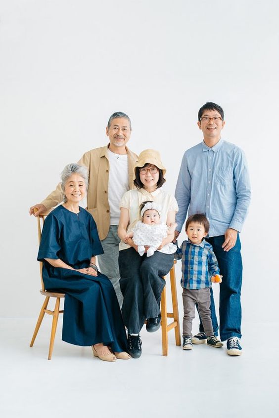 Chụp ảnh gia đình theo phong cách hàn quốc