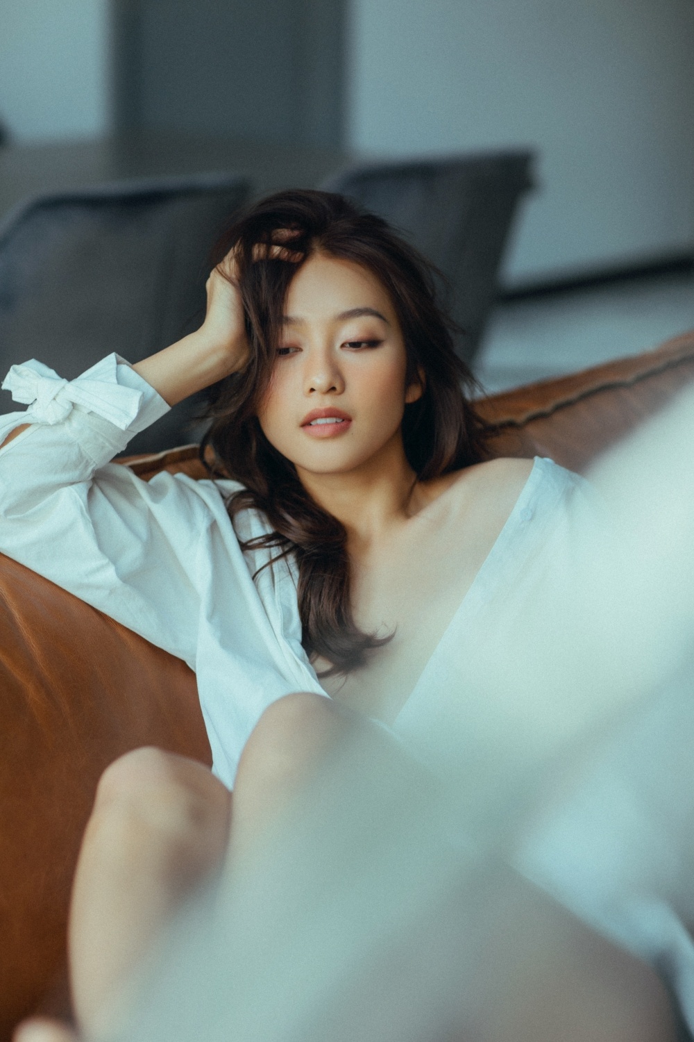 ảnh bán nude khả ngân