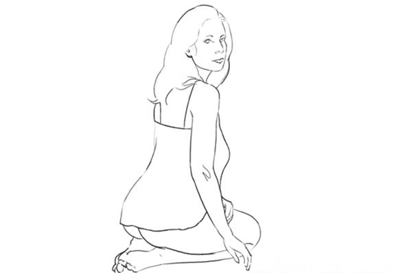 Tại dáng chụp ảnh nude