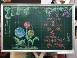 Trang trí bảng kỷ yếu